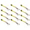 Tie 4 Safe 2" x 10' Tie Down Strap w/ TJ Cluster Hook for Wrecker Tow Truck Auto Hauling, 12PK TWS65-5210-TJ-Y-12 - alternate 1